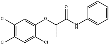 N-phenyl-2-(2,4,5-trichlorophenoxy)propanamide Struktur