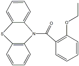 ethyl 2-(10H-phenothiazin-10-ylcarbonyl)phenyl ether Struktur