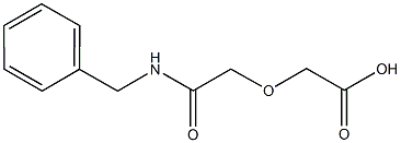 [2-(benzylamino)-2-oxoethoxy]acetic acid Struktur