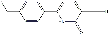 6-(4-ethylphenyl)-2-oxo-1,2-dihydro-3-pyridinecarbonitrile Struktur