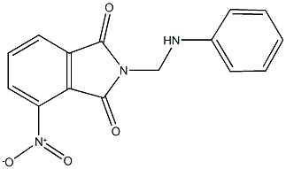 2-(anilinomethyl)-4-nitro-1H-isoindole-1,3(2H)-dione Struktur