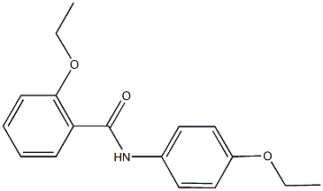 2-ethoxy-N-(4-ethoxyphenyl)benzamide Struktur