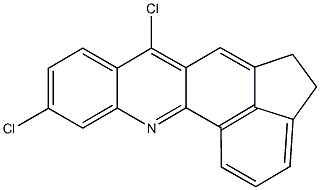 7,10-dichloro-4,5-dihydroindeno[1,7-bc]acridine Struktur