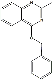 4-(benzyloxy)-2-methylquinazoline Struktur