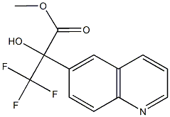 methyl 3,3,3-trifluoro-2-hydroxy-2-(6-quinolinyl)propanoate Struktur