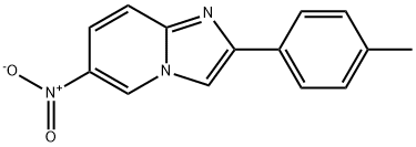 6-nitro-2-(4-methylphenyl)imidazo[1,2-a]pyridine Struktur