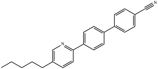 4'-(5-pentyl-2-pyridinyl)[1,1'-biphenyl]-4-carbonitrile Struktur