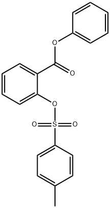 phenyl 2-{[(4-methylphenyl)sulfonyl]oxy}benzoate Struktur