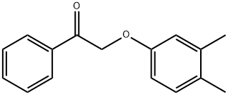 2-(3,4-dimethylphenoxy)-1-phenylethanone Struktur