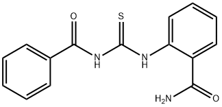 2-{[(benzoylamino)carbothioyl]amino}benzamide Struktur