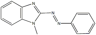 1-methyl-2-(phenyldiazenyl)-1H-benzimidazole Struktur