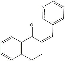 2-(3-pyridinylmethylene)-3,4-dihydro-1(2H)-naphthalenone Struktur