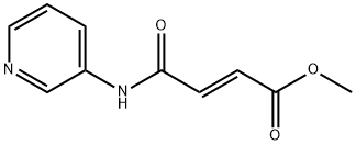 methyl 4-oxo-4-(3-pyridinylamino)-2-butenoate Struktur