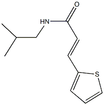 N-isobutyl-3-(2-thienyl)acrylamide Struktur