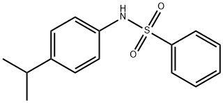 N-(4-isopropylphenyl)benzenesulfonamide Struktur