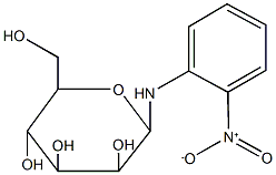 N-{2-nitrophenyl}hexopyranosylamine Struktur