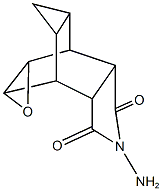 4-amino-9-oxa-4-azapentacyclo[5.3.3.0~2,6~.0~8,10~.0~11,13~]tridecane-3,5-dione Struktur