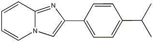 2-(4-isopropylphenyl)imidazo[1,2-a]pyridine Struktur