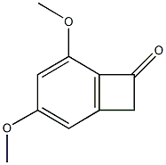 3,5-dimethoxybicyclo[4.2.0]octa-1,3,5-trien-7-one Struktur