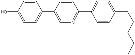 4-[6-(4-pentylphenyl)-3-pyridinyl]phenol Struktur