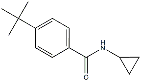 4-tert-butyl-N-cyclopropylbenzamide Struktur