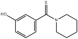 3-(1-piperidinylcarbothioyl)phenol Struktur