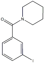 1-[(3-iodophenyl)carbonyl]piperidine Struktur