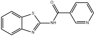 N-(1,3-benzothiazol-2-yl)nicotinamide Struktur