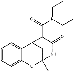 N,N-diethyl-9-methyl-11-oxo-8-oxa-10-azatricyclo[7.3.1.0~2,7~]trideca-2,4,6-triene-12-carboxamide Struktur