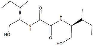 N~1~,N~2~-bis[1-(hydroxymethyl)-2-methylbutyl]ethanediamide Struktur