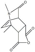 7,8-dimethyl-4-oxa-8-azatricyclo[5.2.2.0~2,6~]undec-10-ene-3,5,9-trione Struktur