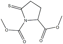 dimethyl 5-thioxo-1,2-pyrrolidinedicarboxylate Struktur