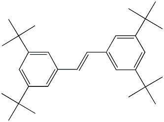 1,3-ditert-butyl-5-[2-(3,5-ditert-butylphenyl)vinyl]benzene Struktur