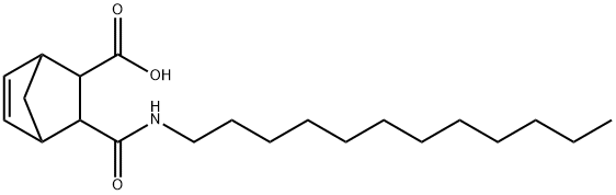 3-[(dodecylamino)carbonyl]bicyclo[2.2.1]hept-5-ene-2-carboxylic acid Struktur