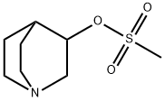 1-azabicyclo[2.2.2]oct-3-yl methanesulfonate Struktur