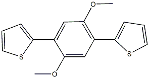 2-[2,5-dimethoxy-4-(2-thienyl)phenyl]thiophene Struktur