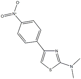 2-(dimethylamino)-4-{4-nitrophenyl}-1,3-thiazole Struktur