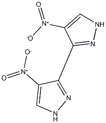 4,4'-dinitro-3,3'-bis(1H-pyrazole) Struktur