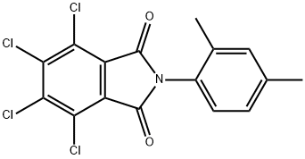 4,5,6,7-tetrachloro-2-(2,4-dimethylphenyl)-1H-isoindole-1,3(2H)-dione Struktur