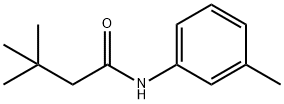 3,3-dimethyl-N-(3-methylphenyl)butanamide Struktur