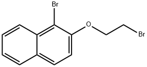 2-bromoethyl 1-bromo-2-naphthyl ether Struktur