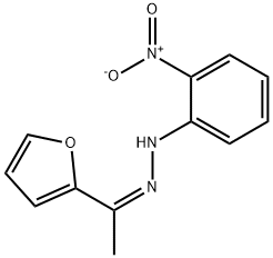 1-(2-furyl)ethanone {2-nitrophenyl}hydrazone Struktur