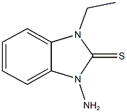 1-amino-3-ethyl-1,3-dihydro-2H-benzimidazole-2-thione Struktur