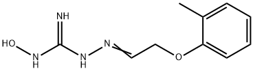 N'-hydroxy-2-[2-(2-methylphenoxy)ethylidene]hydrazinecarboximidamide Struktur