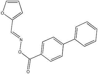 2-furaldehyde O-([1,1'-biphenyl]-4-ylcarbonyl)oxime Struktur