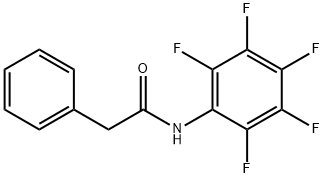 N-(2,3,4,5,6-pentafluorophenyl)-2-phenylacetamide Struktur