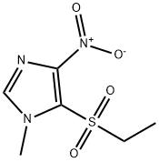 5-(ethylsulfonyl)-4-nitro-1-methyl-1H-imidazole Struktur