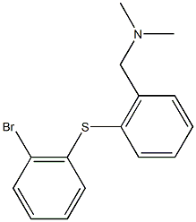 N-{2-[(2-bromophenyl)sulfanyl]benzyl}-N,N-dimethylamine Struktur