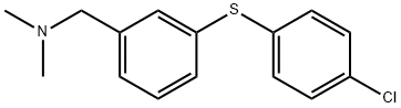 N-{3-[(4-chlorophenyl)sulfanyl]benzyl}-N,N-dimethylamine Struktur