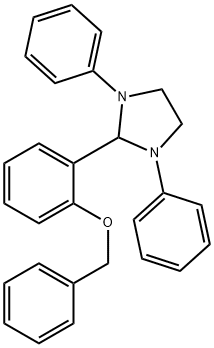 2-[2-(benzyloxy)phenyl]-1,3-diphenylimidazolidine Struktur